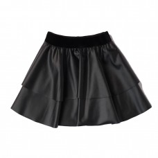 I DO φούστα δερμάτινη 4.7663-0658 μαύρη 